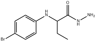 2-[(4-bromophenyl)amino]butanohydrazide 구조식 이미지