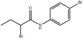 2-bromo-N-(4-bromophenyl)butanamide 구조식 이미지