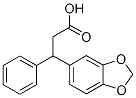 3-(1,3-benzodioxol-5-yl)-3-phenylpropanoic acid 구조식 이미지