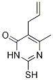 5-allyl-2-mercapto-6-methylpyrimidin-4(3H)-one 구조식 이미지