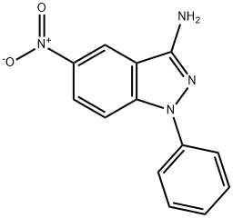 5-nitro-1-phenyl-1H-indazol-3-amine Structure