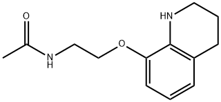 N-[2-(1,2,3,4-tetrahydroquinolin-8-yloxy)ethyl]acetamide 구조식 이미지