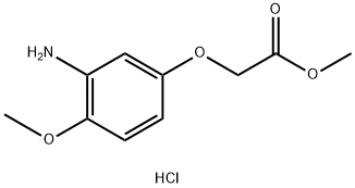 methyl (3-amino-4-methoxyphenoxy)acetate hydrochloride 구조식 이미지