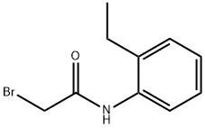 2-bromo-N-(2-ethylphenyl)acetamide 구조식 이미지