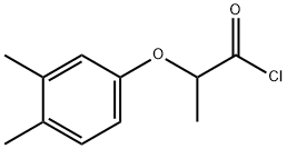2-(3,4-dimethylphenoxy)propanoyl chloride Structure