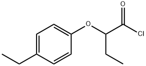 2-(4-ethylphenoxy)butanoyl chloride Structure