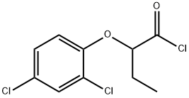 2-(2,4-dichlorophenoxy)butanoyl chloride Structure