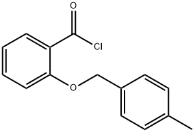 2-[(4-methylbenzyl)oxy]benzoyl chloride 구조식 이미지