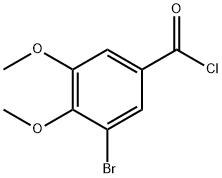 3-bromo-4,5-dimethoxybenzoyl chloride Structure
