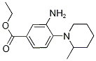 Ethyl 3-amino-4-(2-methyl-1-piperidinyl)benzoate Structure