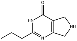2-Propyl-6,7-dihydro-5H-pyrrolo-[3,4-d]pyrimidin-4-ol Structure