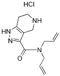 N,N-Diallyl-4,5,6,7-tetrahydro-1H-pyrazolo-[4,3-c]pyridine-3-carboxamide hydrochloride Structure