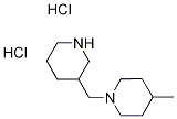 4-Methyl-1-(3-piperidinylmethyl)piperidinedihydrochloride 구조식 이미지