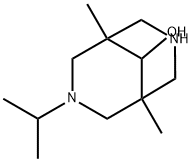 3-Isopropyl-1,5-dimethyl-3,7-diaza-bicyclo[3.3.1]-nonan-9-ol Structure