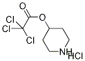 4-Piperidinyl 2,2,2-trichloroacetate hydrochloride Structure