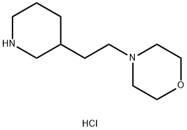 4-[2-(3-Piperidinyl)ethyl]morpholinedihydrochloride 구조식 이미지