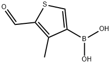 2-Formyl-3-methylthiophene-4-boronic acid 구조식 이미지