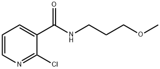 2-Chloro-N-(3-methoxypropyl)nicotinamide Structure