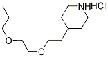 4-[2-(2-Propoxyethoxy)ethyl]piperidinehydrochloride Structure