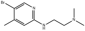 N1-(5-Bromo-4-methyl-2-pyridinyl)-N2,N2-dimethyl-1,2-ethanediamine 구조식 이미지