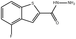 4-Fluoro-1-benzothiophene-2-carbohydrazide Structure