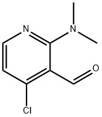 4-Chloro-2-(dimethylamino)nicotinaldehyde 구조식 이미지