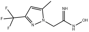 1H-피라졸-1-에탄이미드아미드,N'-히드록시-5-메틸-3-(trifl 구조식 이미지