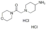 morpholine, 4-[(4-amino-1-piperidinyl)acetyl]- 구조식 이미지