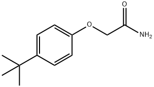 acetamide, 2-[4-(1,1-dimethylethyl)phenoxy]- 구조식 이미지
