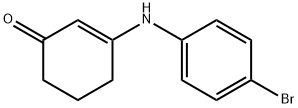 2-cyclohexen-1-one, 3-[(4-bromophenyl)amino]- 구조식 이미지