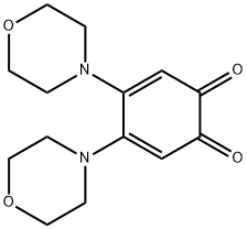 3,5-시클로헥사디엔-1,2-디온,4,5-디-4-모르폴리닐- 구조식 이미지