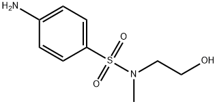 benzenesulfonamide, 4-amino-N-(2-hydroxyethyl)-N-methyl- 구조식 이미지