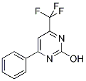 2-pyrimidinol, 4-phenyl-6-(trifluoromethyl)- Structure