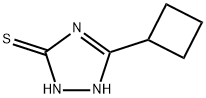 1H-1,2,4-triazole-3-thiol, 5-cyclobutyl- Structure
