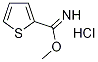 Thiophene-2-carboximidic acid methyl ester hydrochloride 구조식 이미지