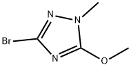 3-Bromo-5-methoxy-1-methyl-1H-1,2,4-triazole 구조식 이미지