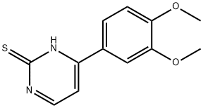 4-(3,4-Dimethoxyphenyl)pyrimidine-2(1H)-thione Structure