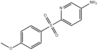 6-[(4-Methoxyphenyl)sulfonyl]-3-pyridinylamine Structure