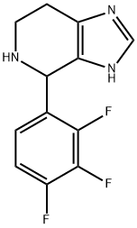 4-(2,3,4-Trifluorophenyl)-4,5,6,7-tetrahydro-3H-imidazo[4,5-c]pyridine 구조식 이미지