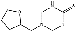 5-(Tetrahydrofuran-2-ylmethyl)-1,4,5,6-tetrahydro-1,3,5-triazine-2-thiol Structure