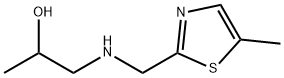 1-{[(5-Methyl-1,3-thiazol-2-yl)methyl]-amino}propan-2-ol dihydrochloride Structure