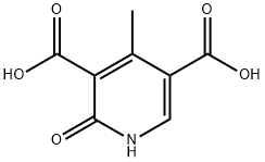 2-Hydroxy-4-methylpyridine-3,5-dicarboxylic acid Structure