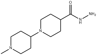 1'-Methyl-1,4'-bipiperidine-4-carbohydrazide 구조식 이미지