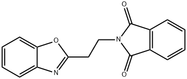2-[2-(1,3-Benzoxazol-2-yl)ethyl]-1H-isoindole-1,3(2H)-dione 구조식 이미지