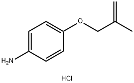 {4-[(2-Methyl-2-propen-1-yl)oxy]phenyl}amine hydrochloride Structure