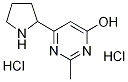 2-Methyl-6-pyrrolidin-2-yl-pyrimidin-4-ol dihydrochloride 구조식 이미지
