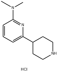 (1',2',3',4',5',6'-Hexahydro-[2,4']bipyridinyl-6-yl)-dimethyl-amine dihydrochloride Structure