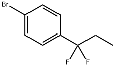 1-Bromo-4-(1,1-difluoropropyl)benzene Structure