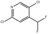 2,5-Dichloro-4-(difluoromethyl)pyridine Structure