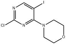 4-(2-Chloro-5-iodopyrimidin-4-yl)morpholine Structure